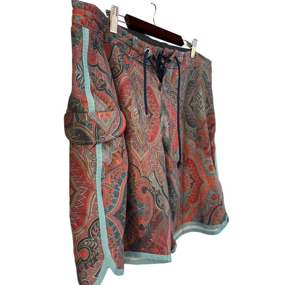 VISSLA Men's PULUKAN 18.5 Board Shorts Size 36 Multicolor Print Swim Trunks - Picture 2 of 7